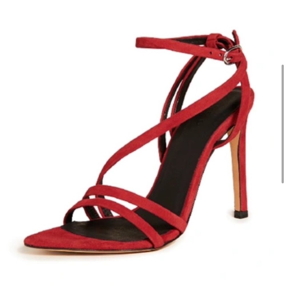 IRO Romy Red Stiletto Sandal SZ 40 US 9